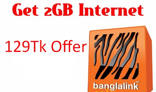 Banglalink 2GB Internet 129Tk Offer
