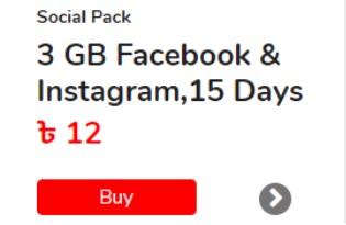 Airtel 3GB Social Pack 12Tk Offer