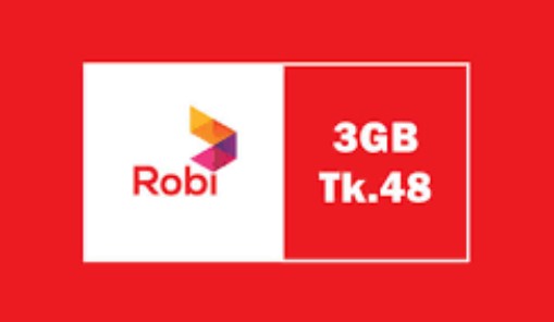 Robi Intenet Offer 3GB 48Tk